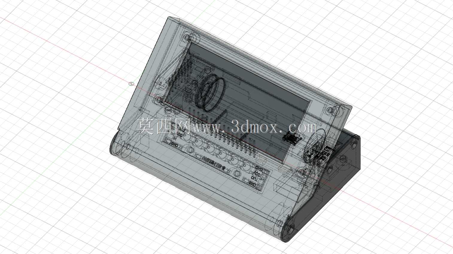 esp8266/电子纸铰链书桌盒