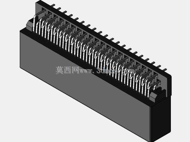 80针插卡边缘连接器