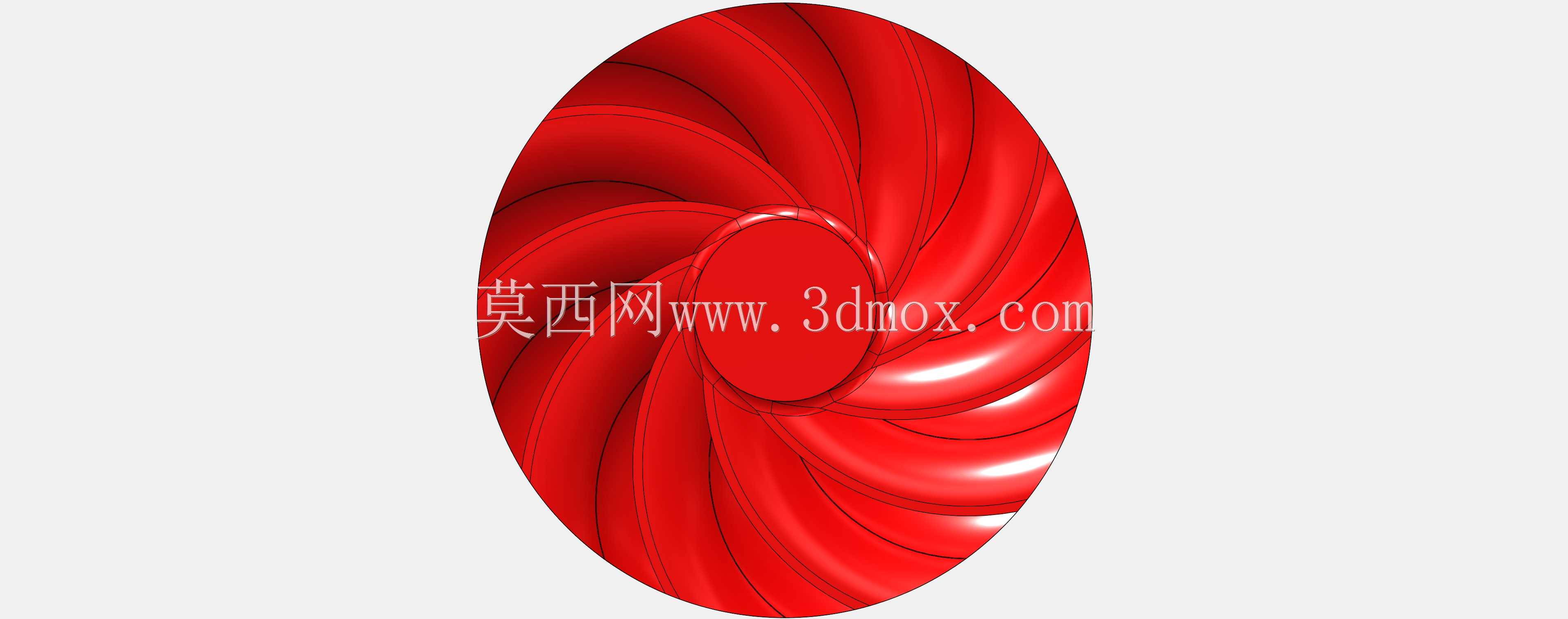 弯曲后掠翼扇08d