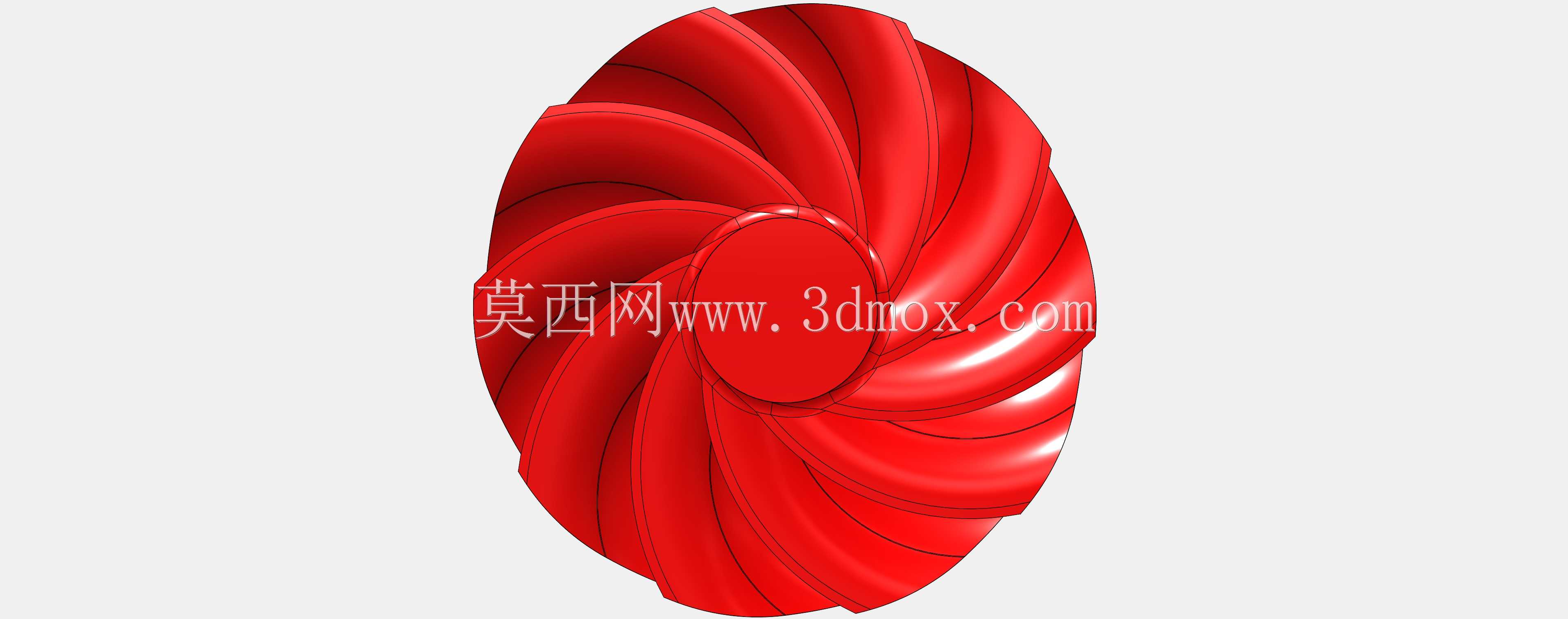 弯曲后掠翼扇08d