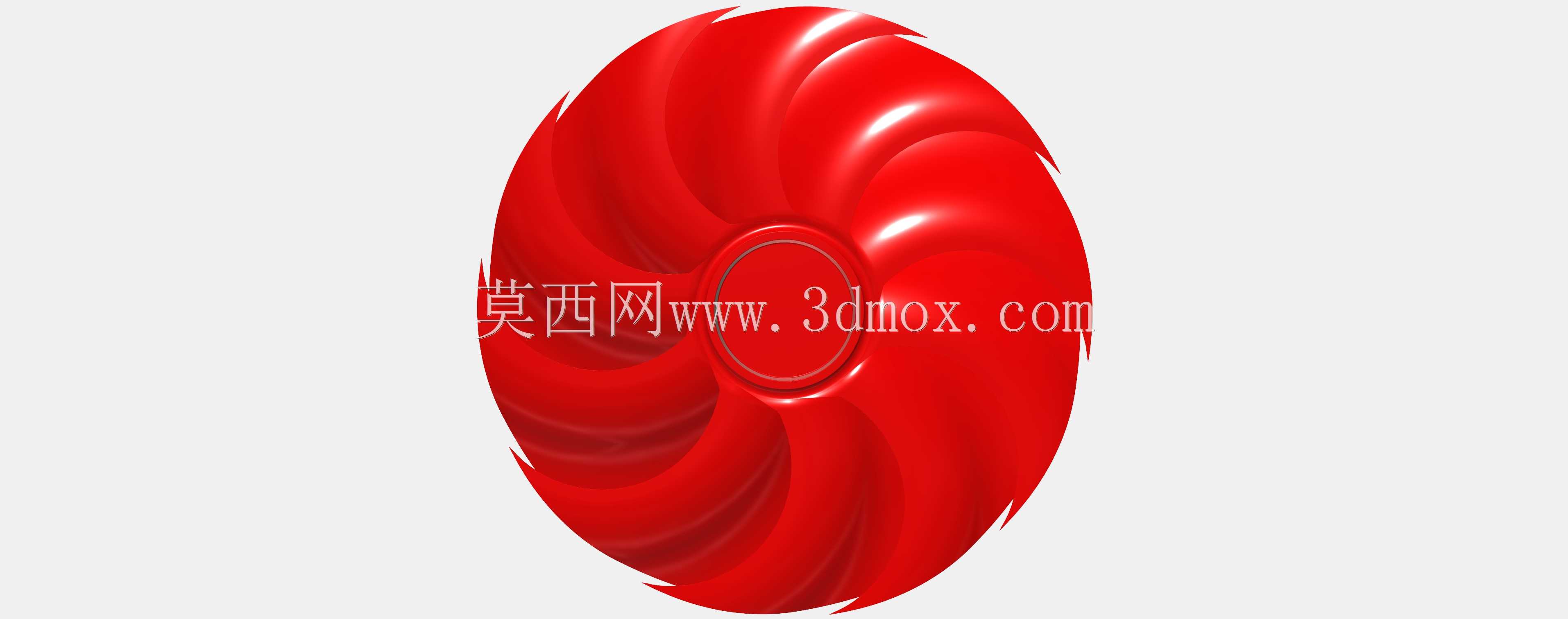弯曲后掠翼扇08d