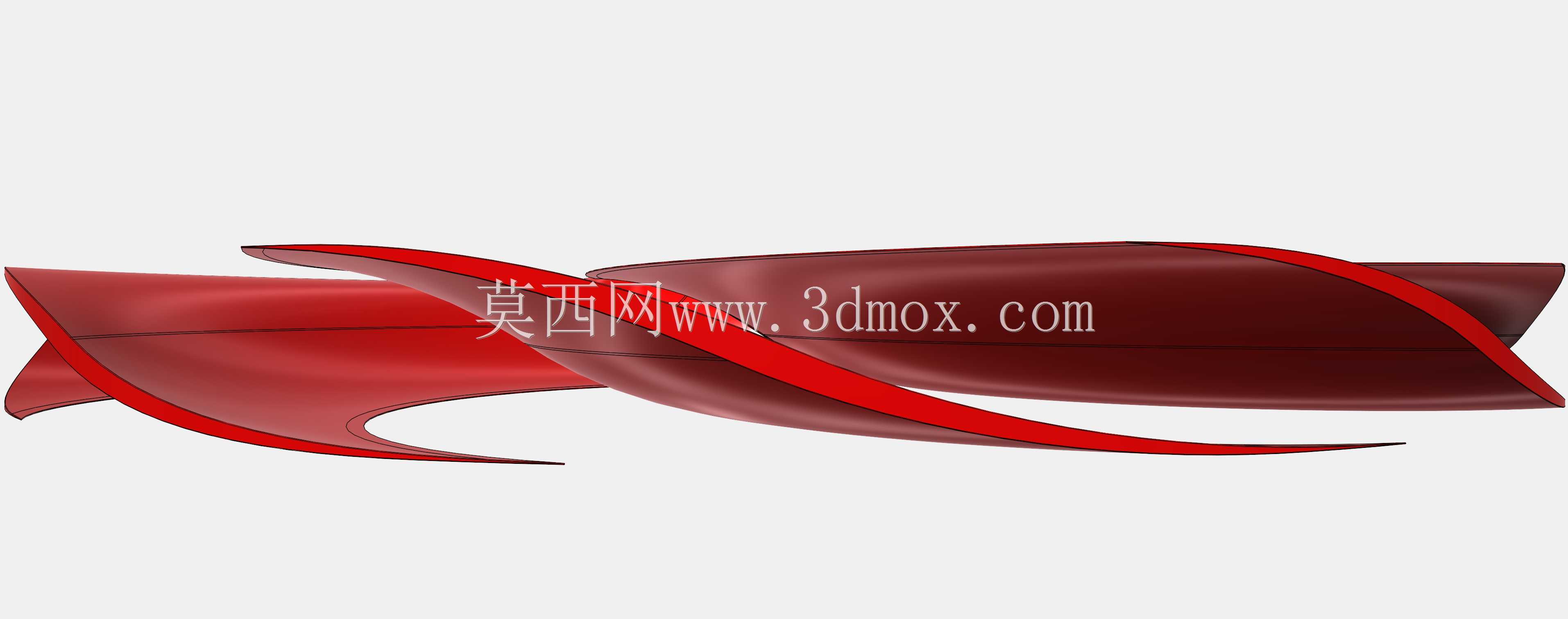 弯曲后掠翼扇08d