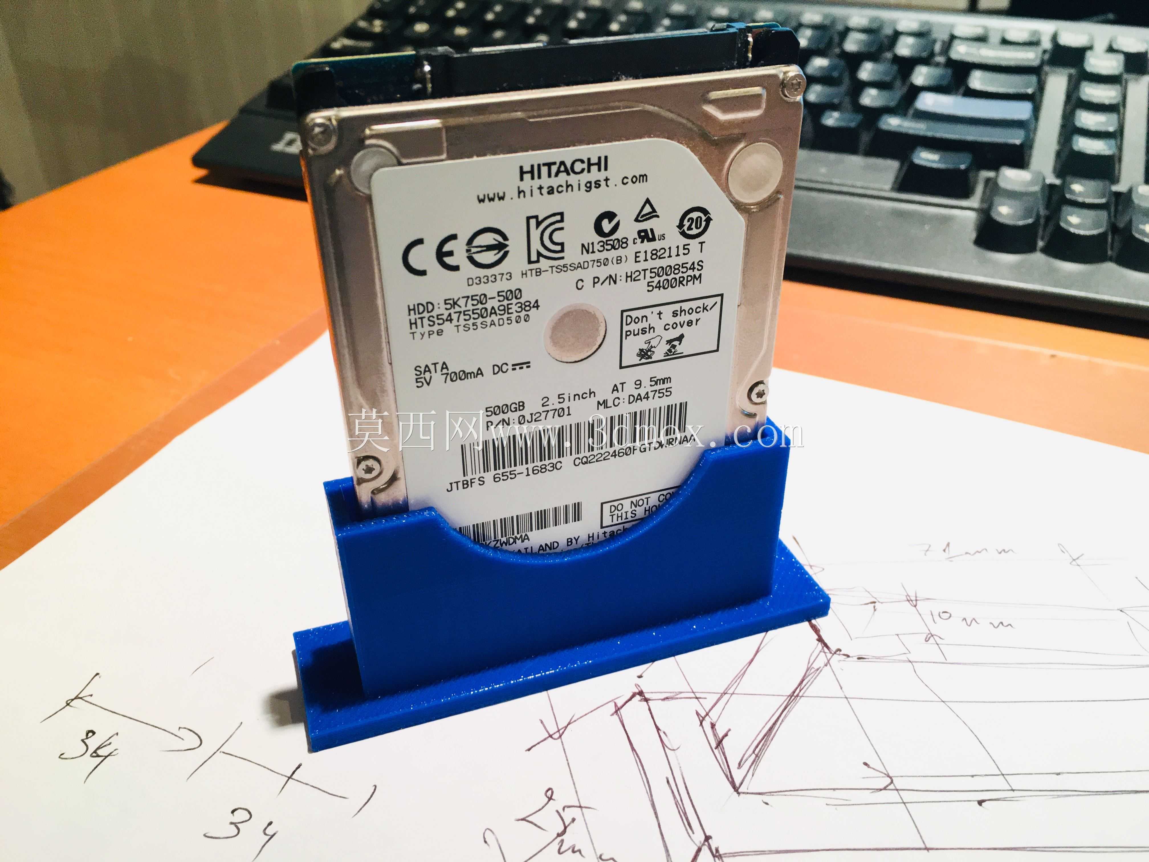 2.5英寸硬盘驱动器(HDD)支架