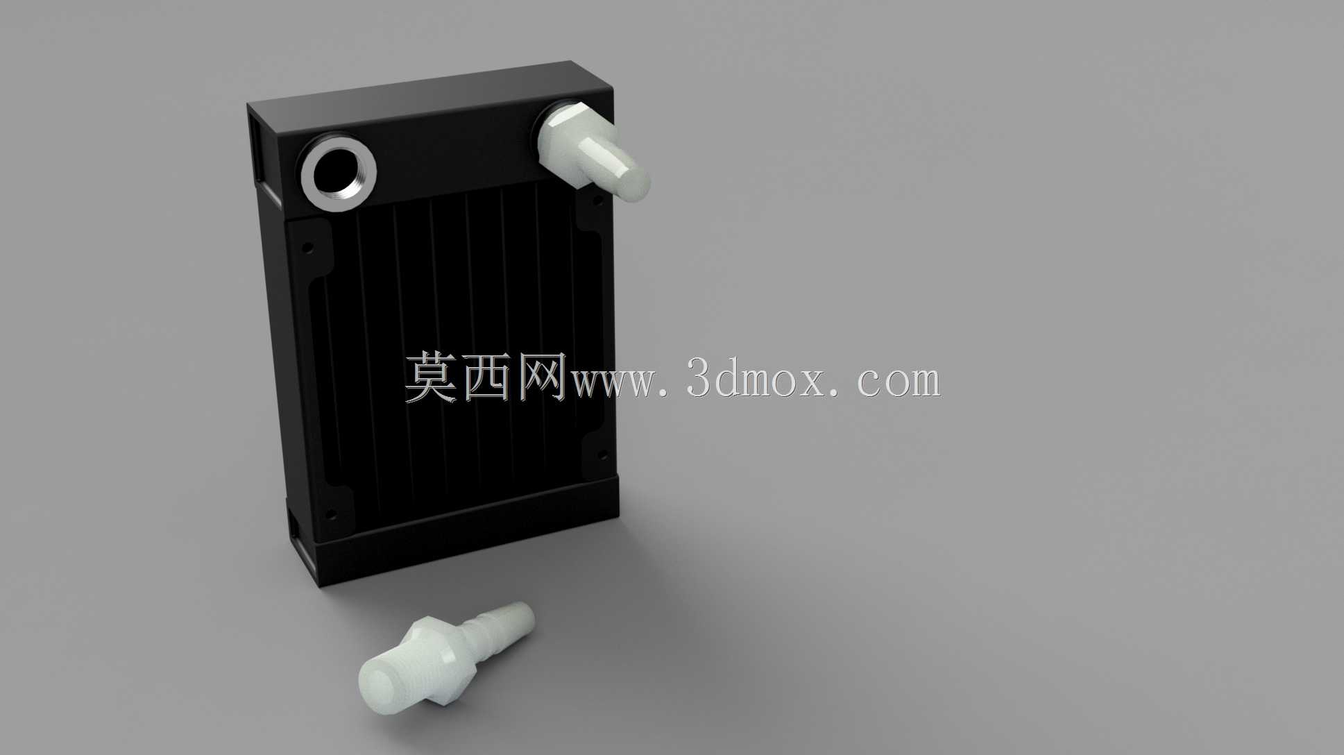 80毫米散热器,带1/4英寸bsp倒钩