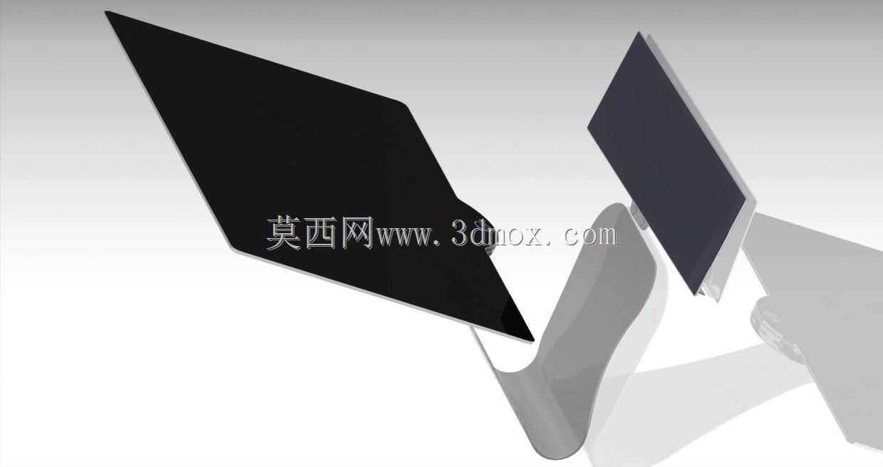 极简主义计算机和键盘概念