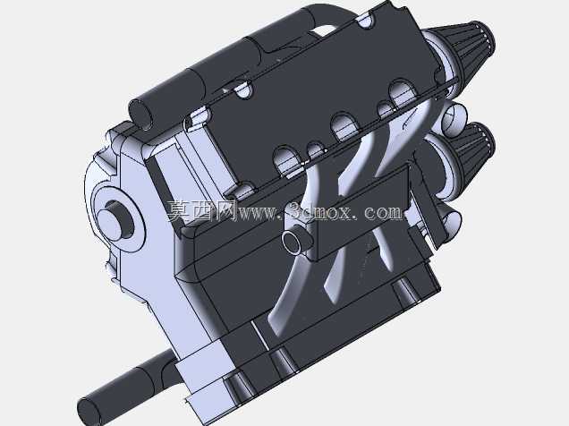 6缸V发动机--(Solidworks)
