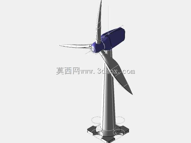 SolidWorks中的风力发电机组