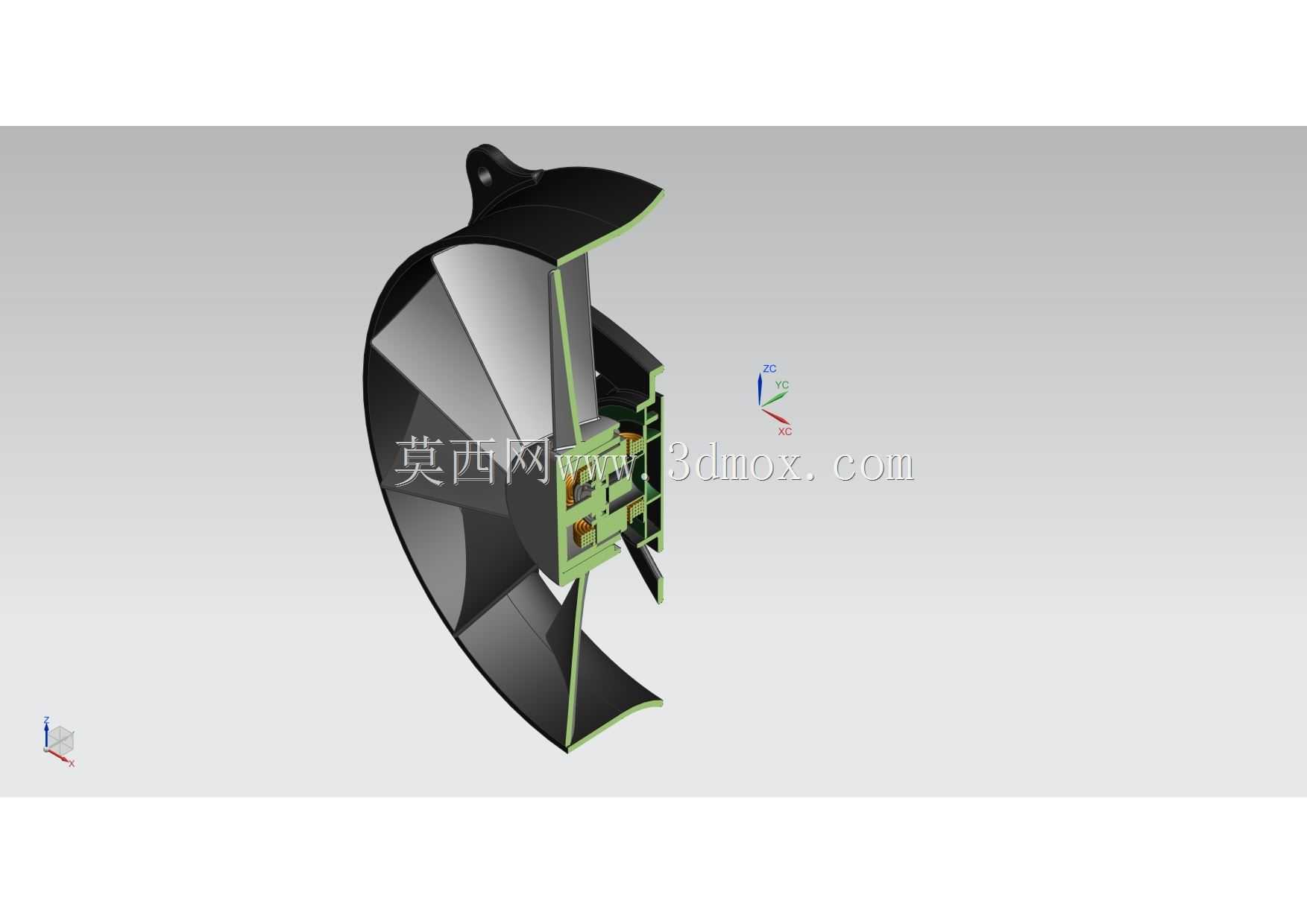 CPU排气扇总成