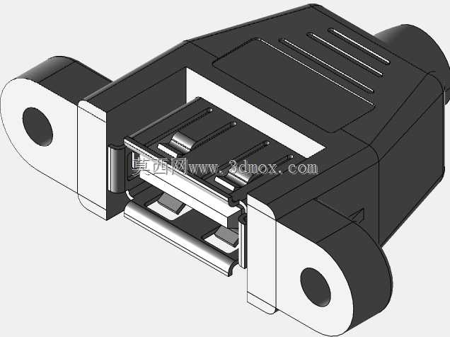 USB双端口后面板