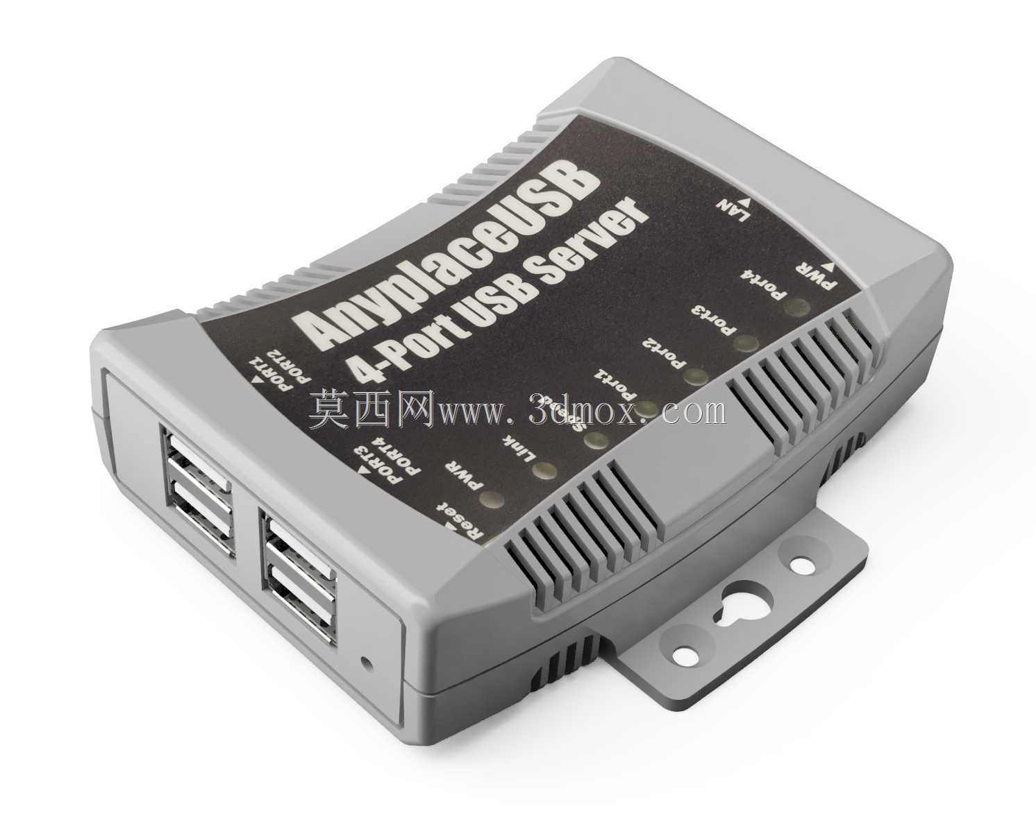 以太网USB设备服务器上的4端口USB 2.0