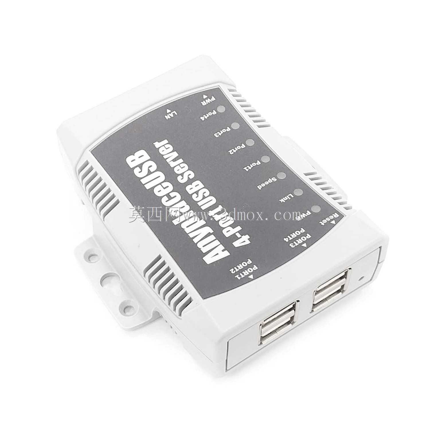 以太网USB设备服务器上的4端口USB 2.0