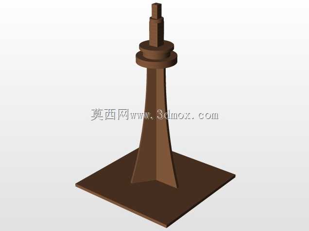 CN塔姜饼模型