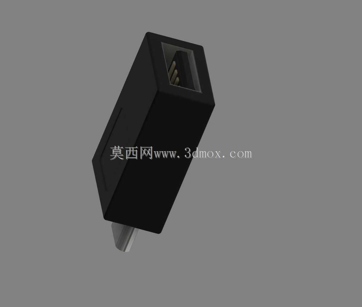 USB A插座至USB C插头适配器
