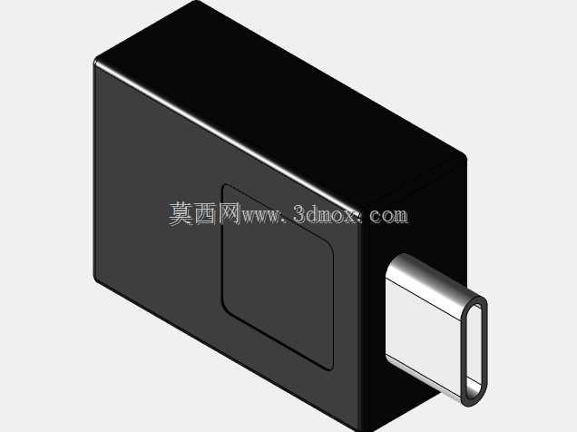 USB A插座至USB C插头适配器