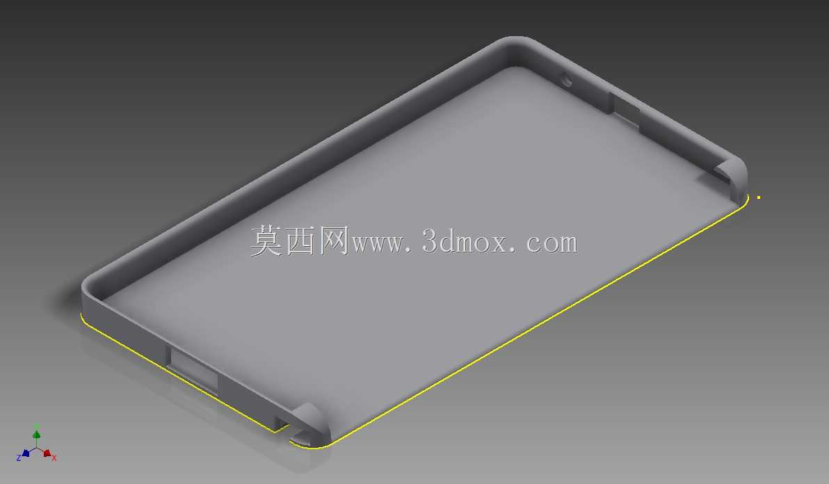 三星Galaxy Note Edge 3D打印手机壳原型(即将完成图片)