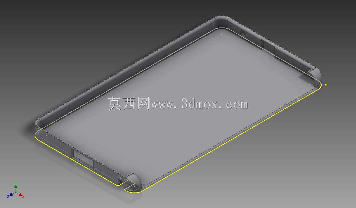 三星Galaxy Note Edge 3D打印手机壳原型(即将完成图片)