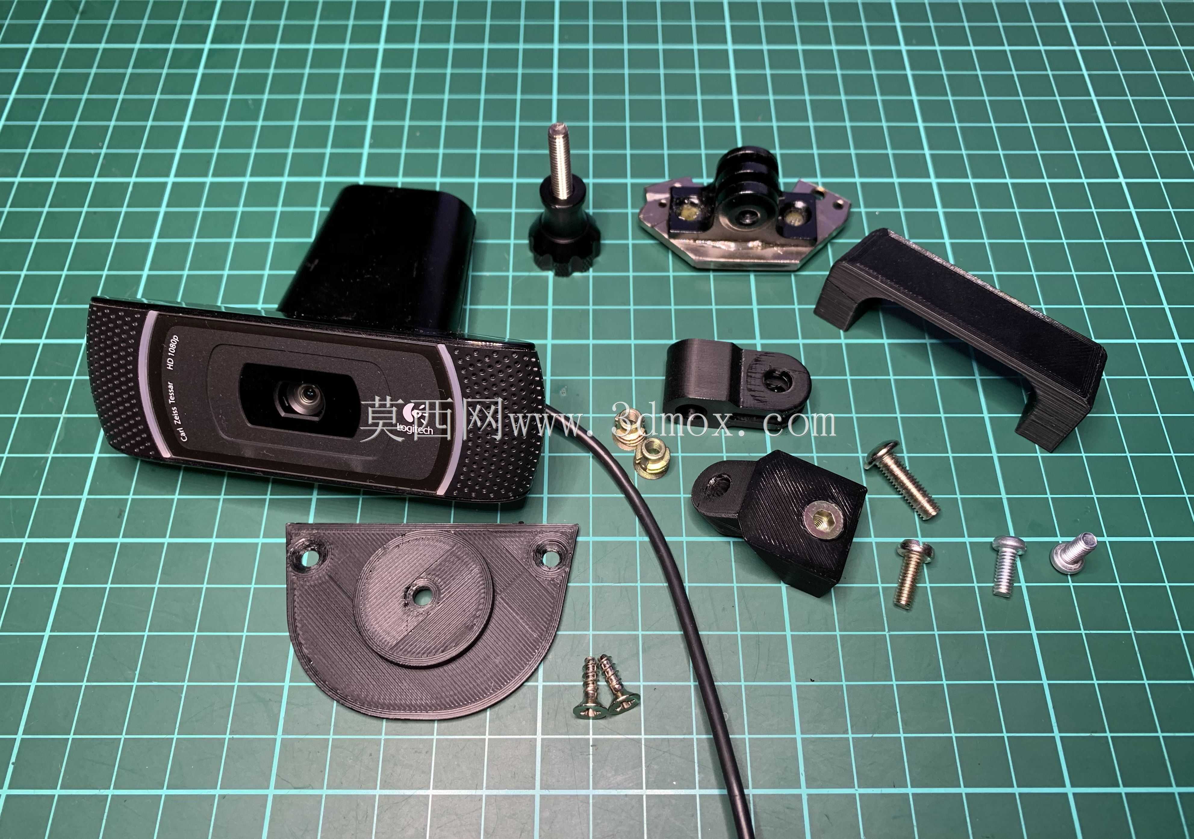 罗技C910网络摄像头GoPro支架