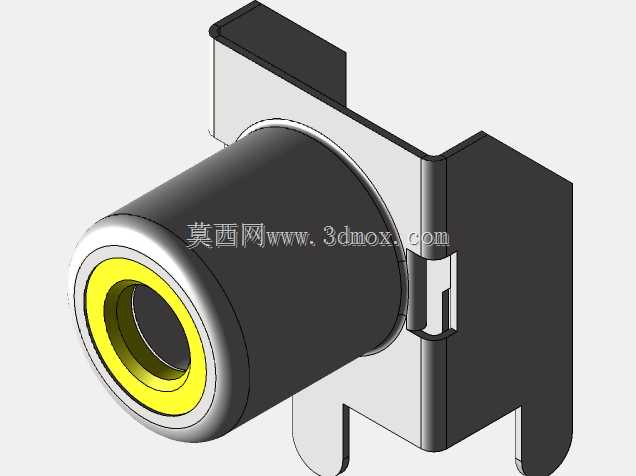 用于PCB的角扣式插座