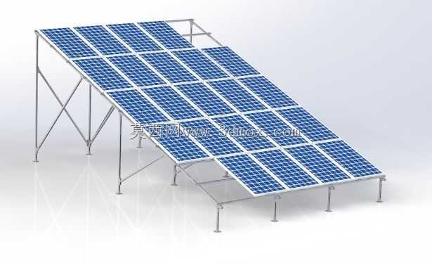 支持panneau solaire(25 panneaux)