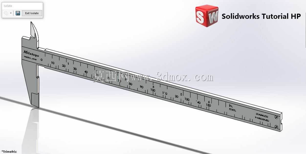基于Solidworks的游标卡尺