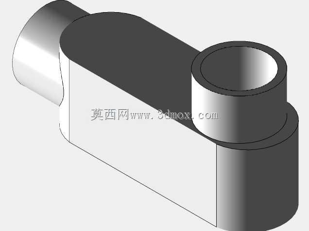 ?2 \“导管,导管体,类型:LB,尺寸:2英寸,形式5,材料:可锻铸铁,用于刚性/IMC导管,NPT管螺纹