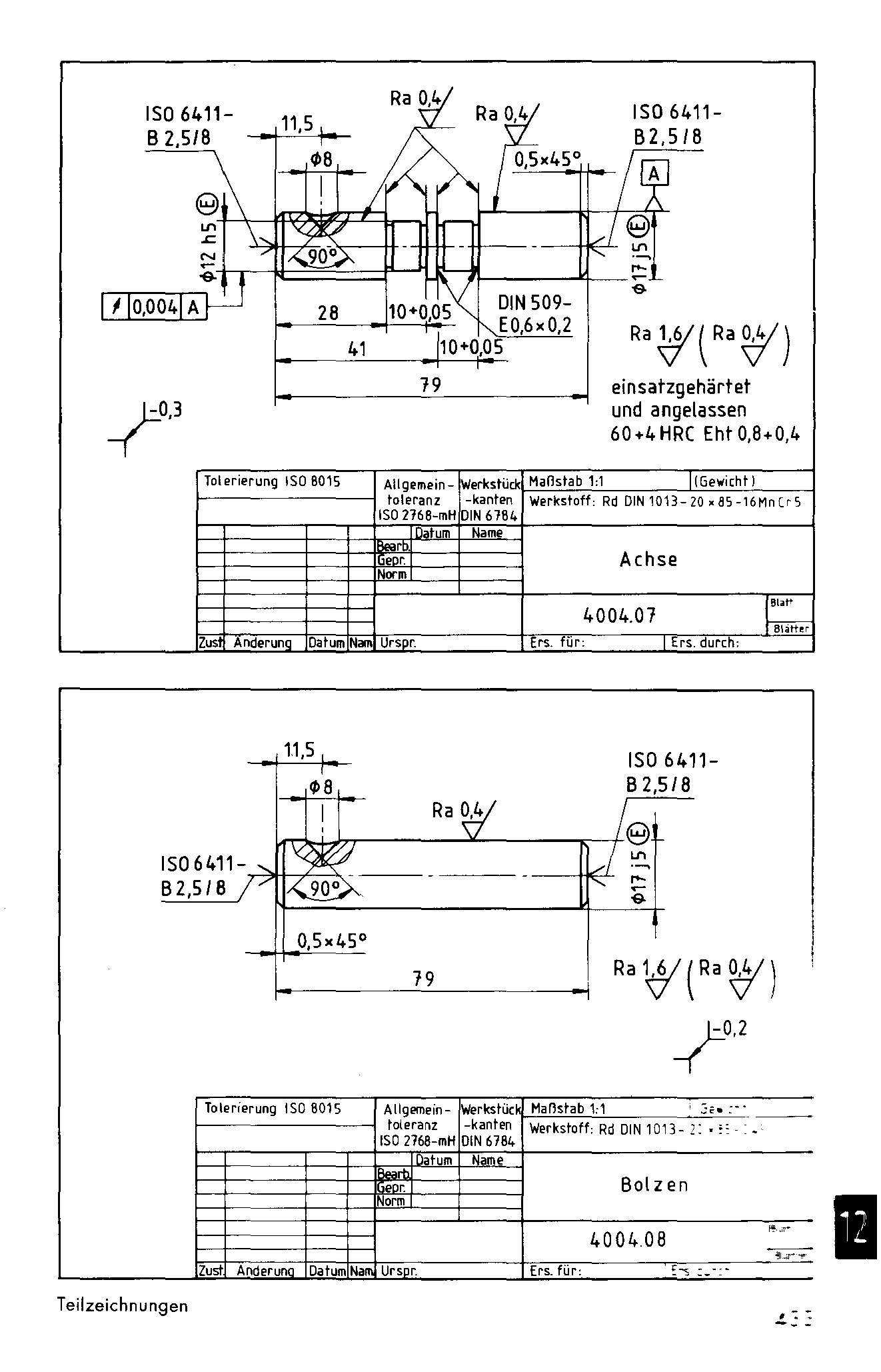 Zahnradpumpe für die hydromatische Vorshubppumpe