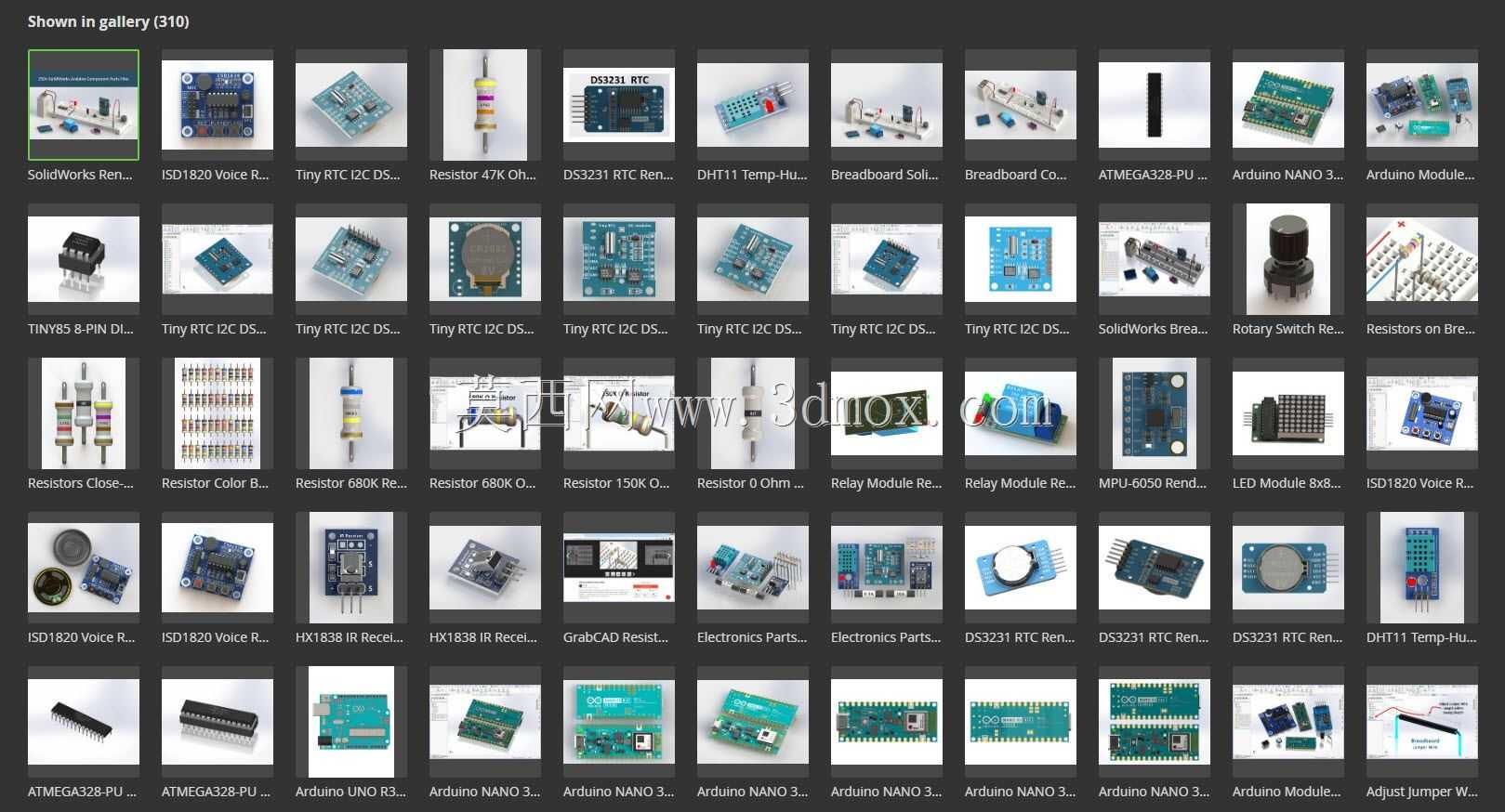 Arduino试验板400件