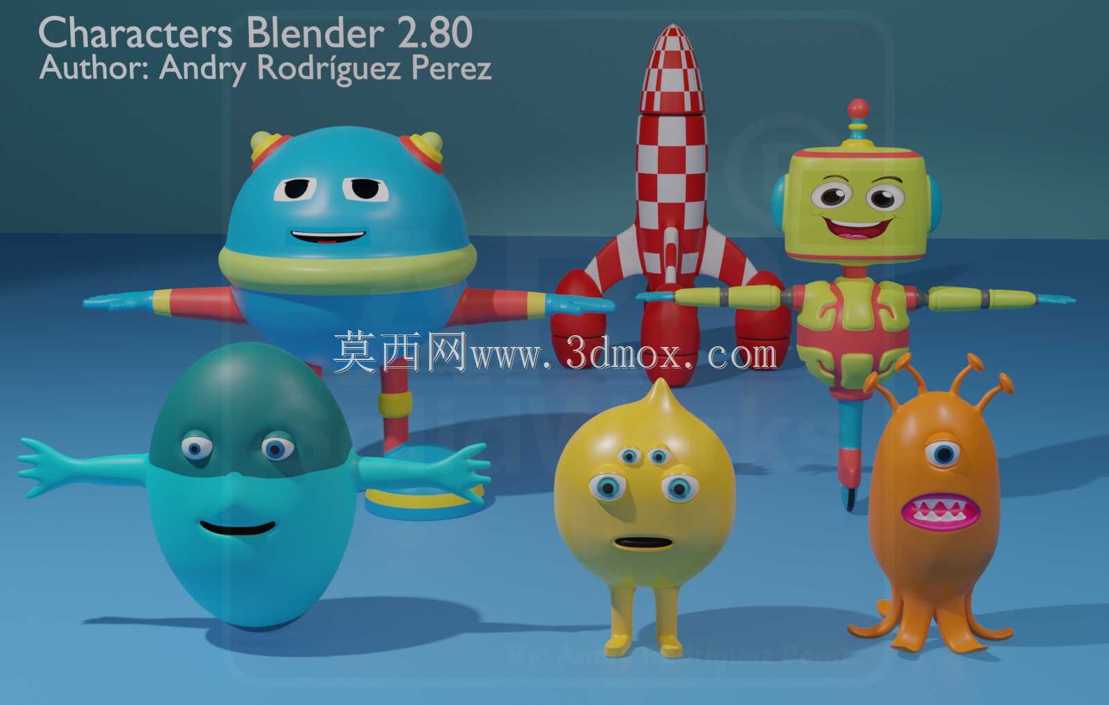 Blender 2.80-434中的字符