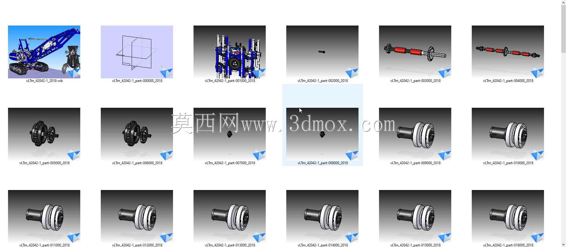 vLTm 42042-1乐高技术-179零件1401部件