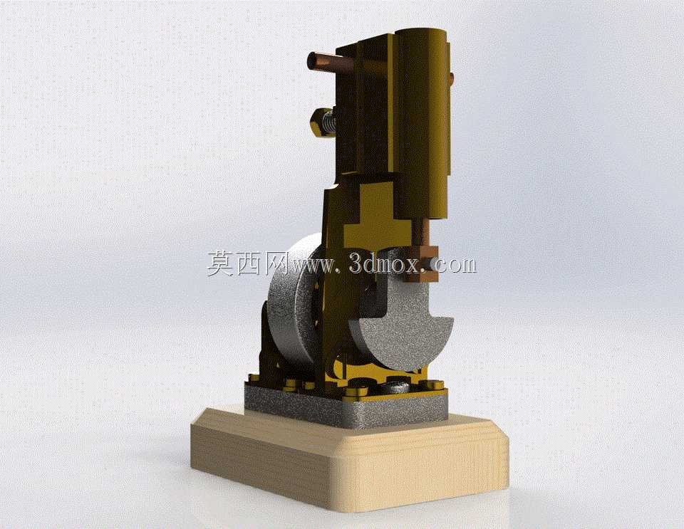 立式摆动式蒸汽机