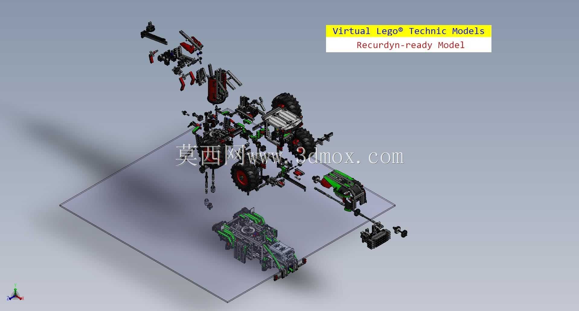 vLTm 42054-1乐高技术-124零件和组件