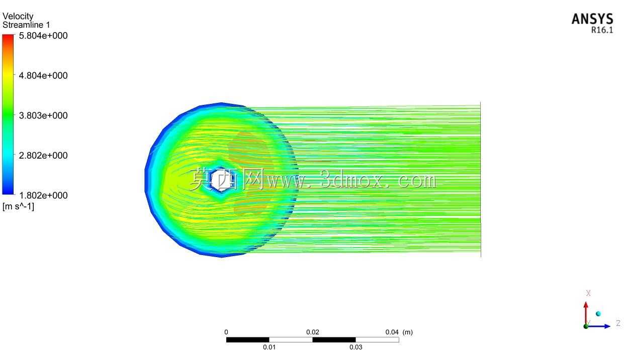 ansys-cfx进气阀流量分析