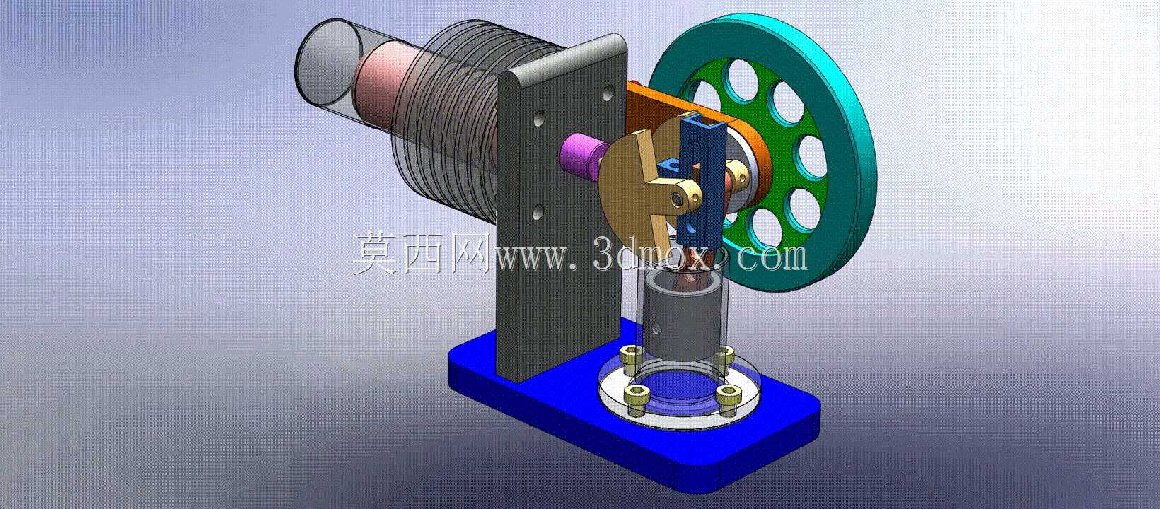 阿尔法型斯特林发动机