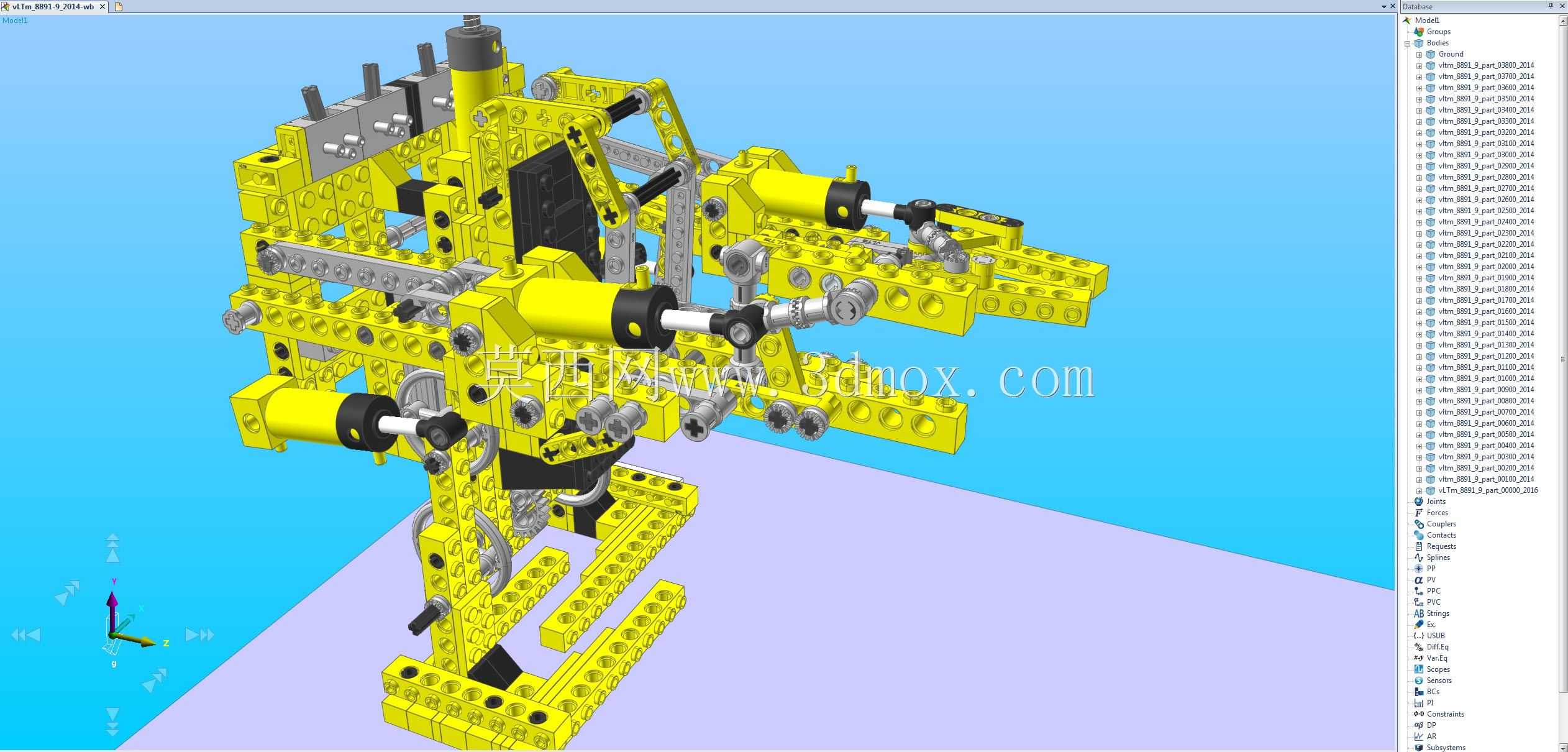 vLTm 8891-9乐高技术运动