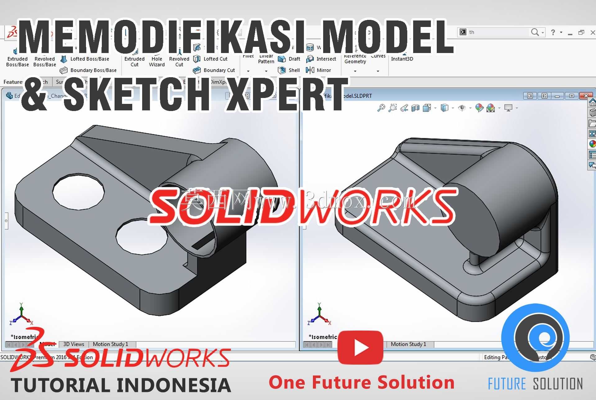 SolidWorksӡ�������ǽ̳�#041��Ӣ�İ棩-Memodifikasiģ�ͣ�ģ���޸ģ�\u0026��ͼר��