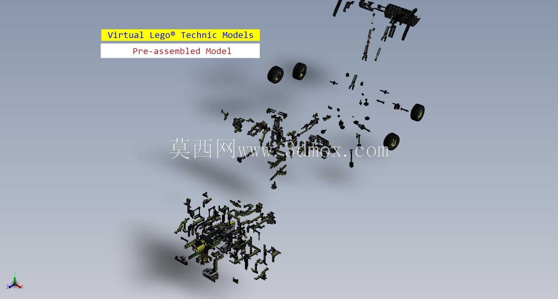 vLTm 42030-1乐高技术-63件1636组件