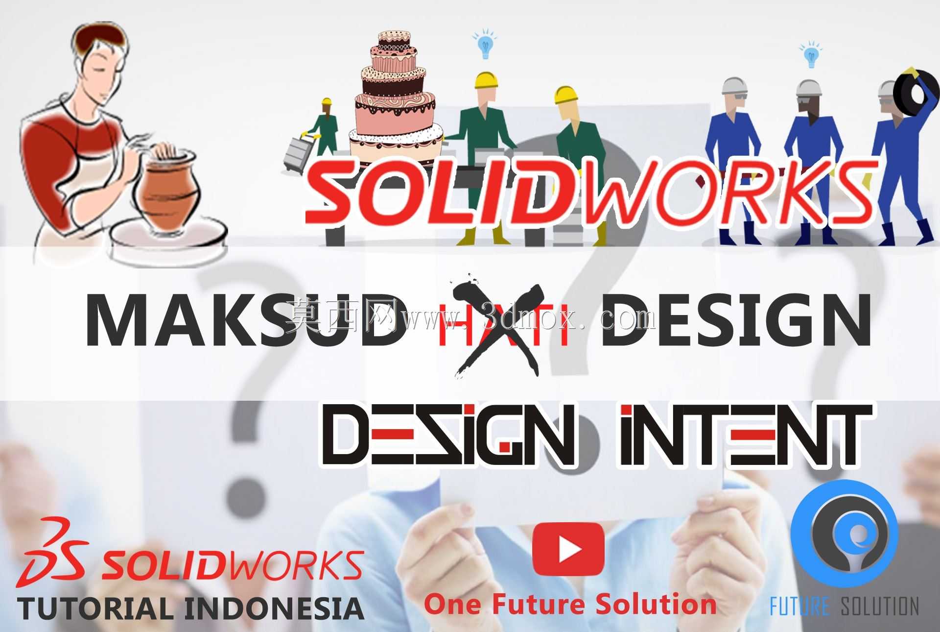 SolidWorksӡ�������ǽ̳�#005�����̷ְ���-Maksud��ƣ������ͼ��