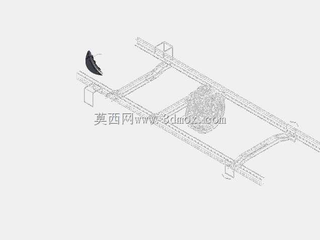 带转向装置的底盘