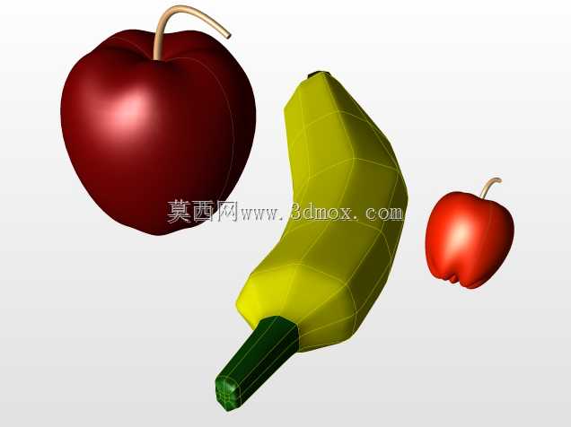 PTC Creo技能展示:假苹果、香蕉和樱桃