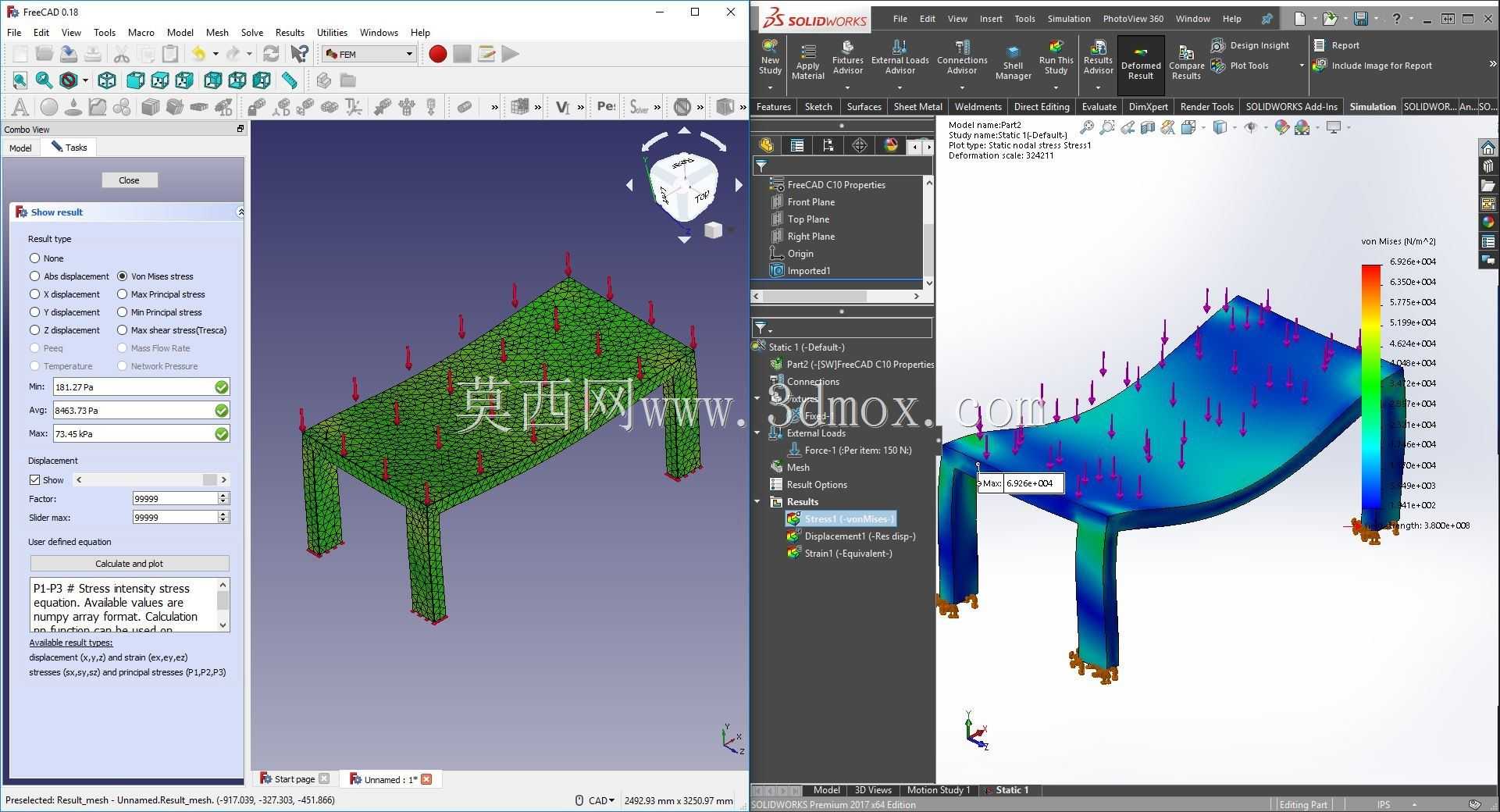 SolidWorks/FreeCAD�����Ƚ�