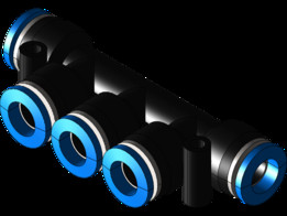 5路气动接头快速接头?8,00 mm