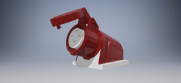 Mennekes IP44 32A 3P+T 415V 9H Rojo
