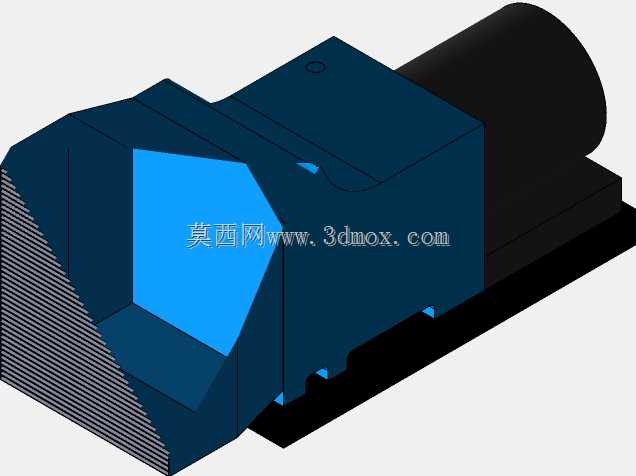带内部隔音装置的发电机房模型