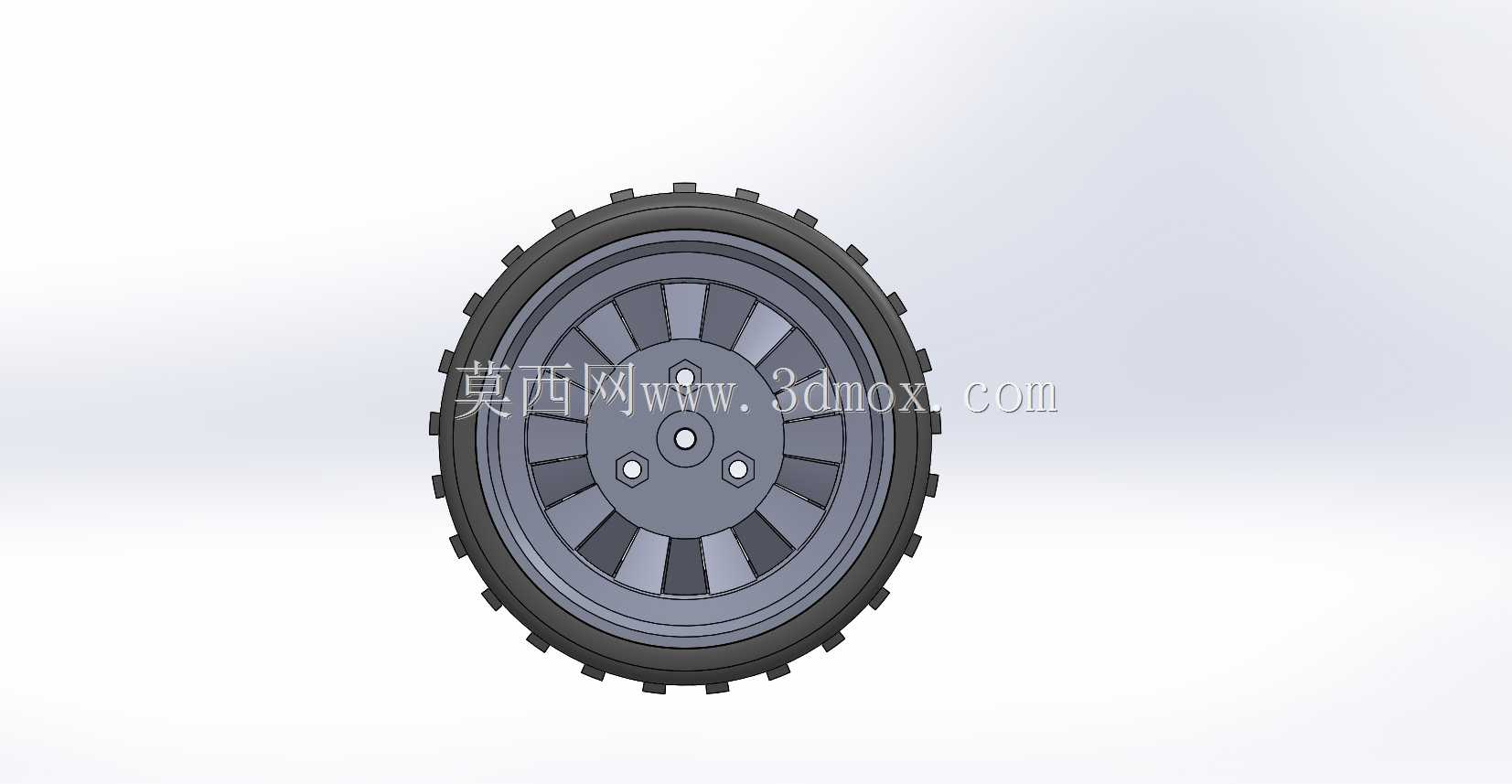 Rc轿车六角车轮12直径9cm