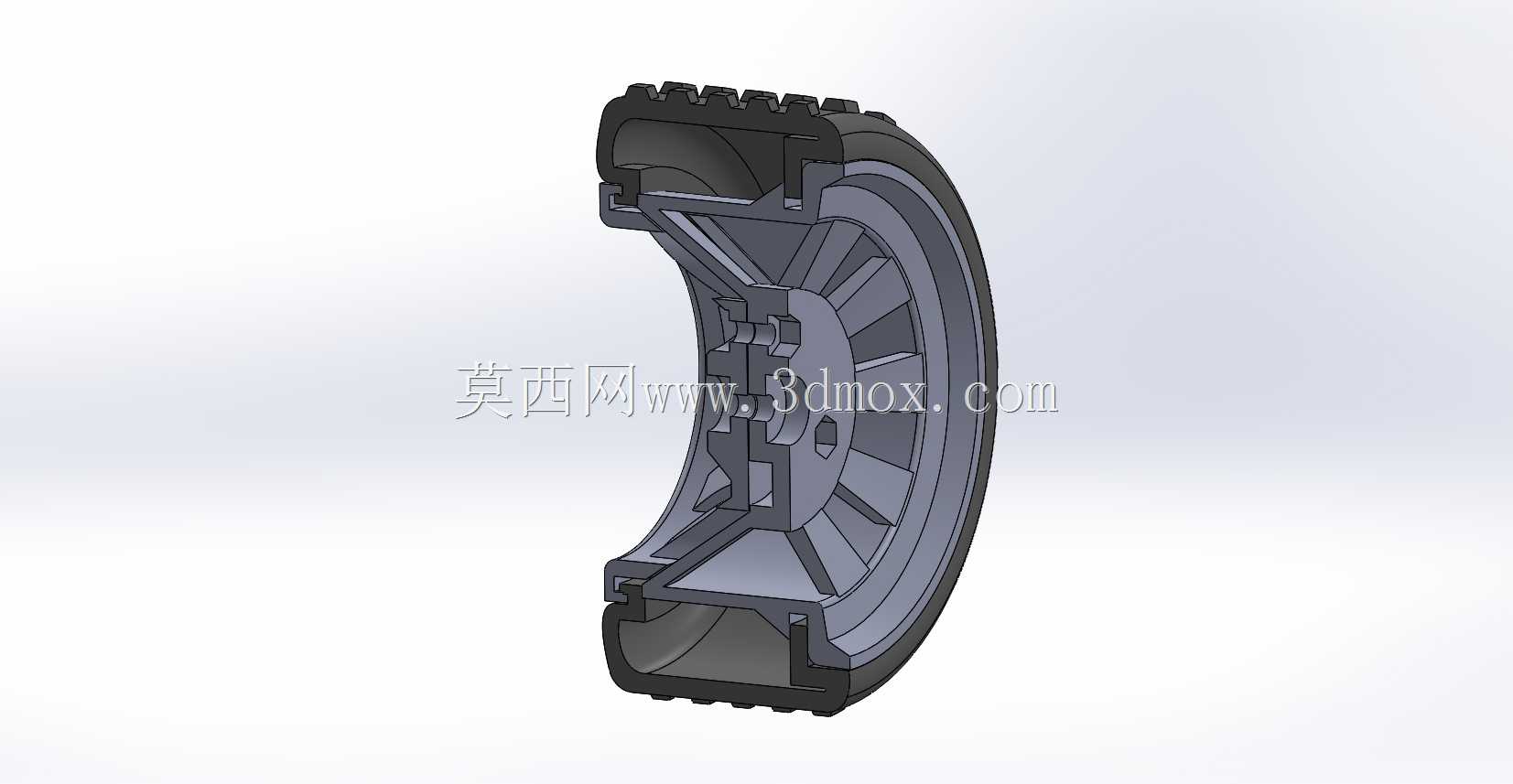 Rc轿车六角车轮12直径9cm