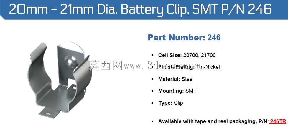 Keystone Electronics 21700/20700����ؼУ�SMT��