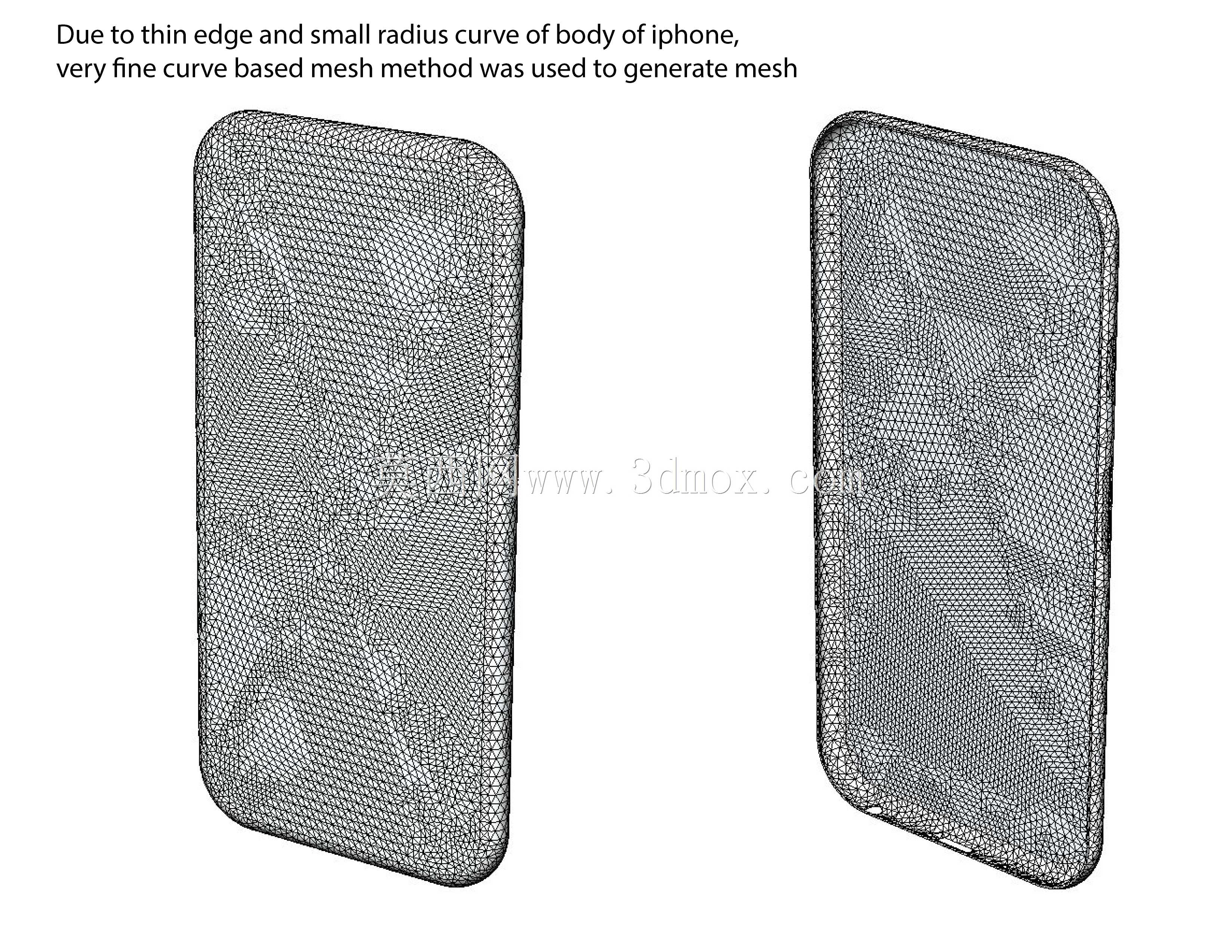 Solidworks模拟-Iphone6s铝合金机身盖热研究