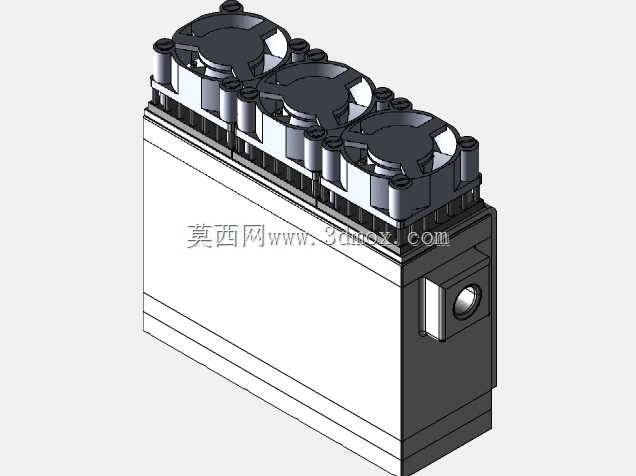 六级闭环脉动热管(CLPHP)氢蒸馏器,带速度控制主动风扇冷却