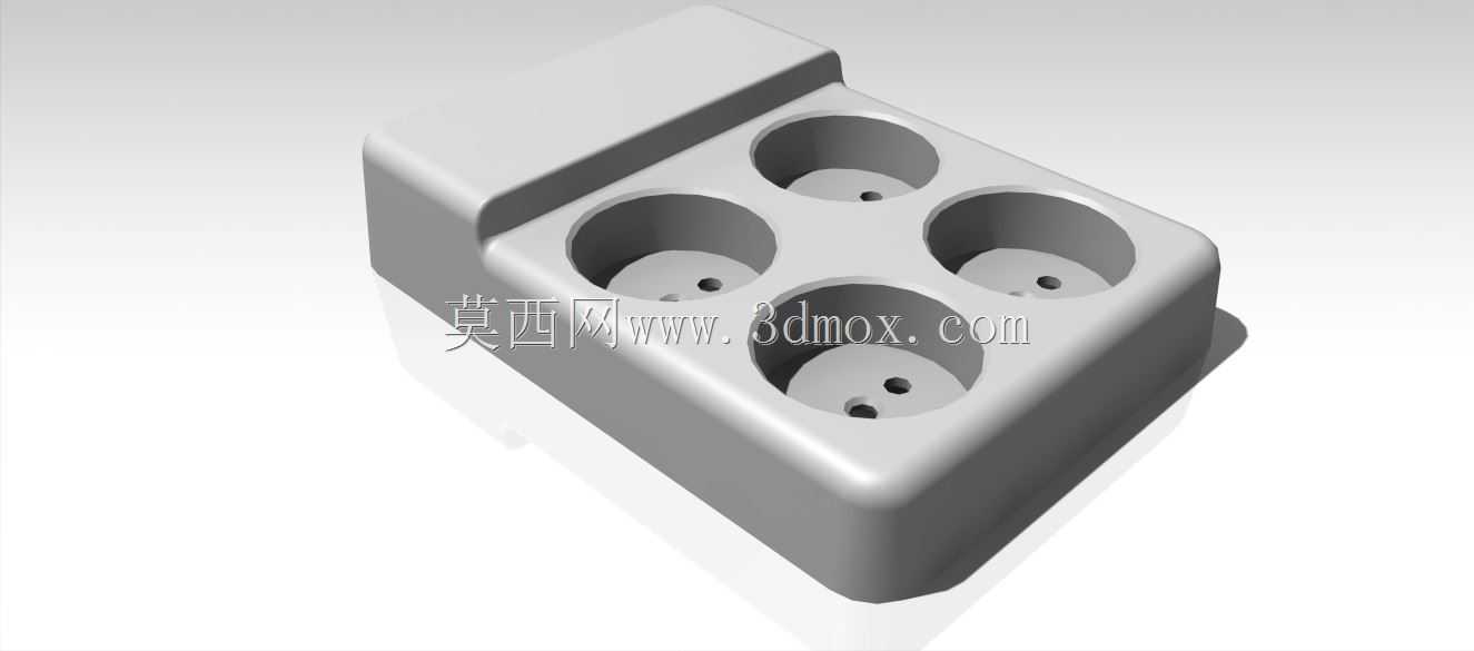 带塑料模具的电源带上框架