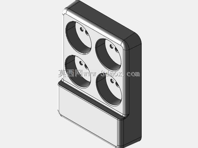 带塑料模具的电源带上框架